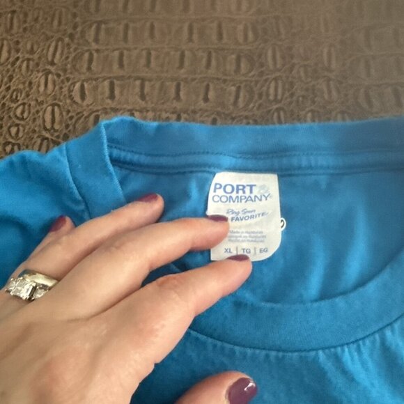 Disney Tigger Graphic Tee Blue XL Men’s Short Sleeve Shirt - Picture 2 of 6